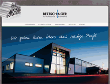 Tablet Screenshot of bertschinger.de